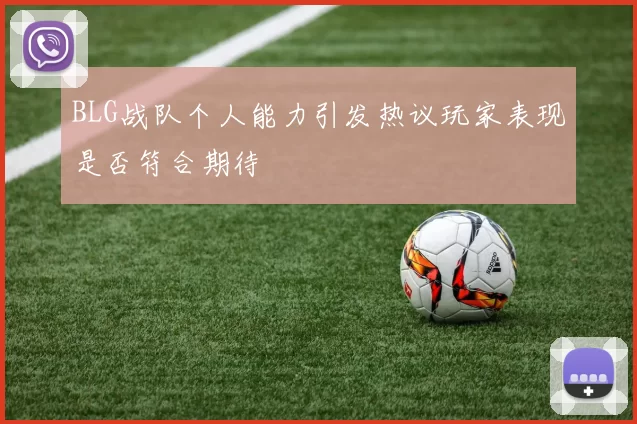 BLG战队个人能力引发热议玩家表现是否符合期待